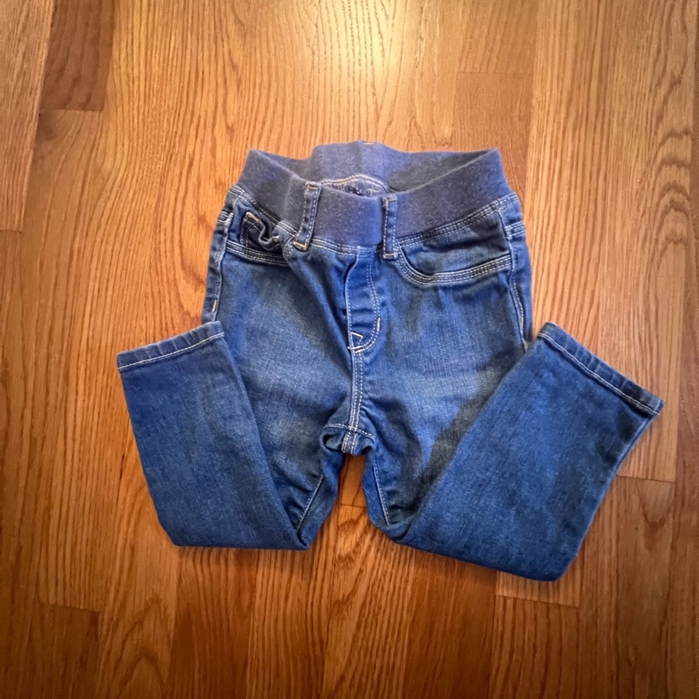 Baby Gap girls elastic waist jeans.